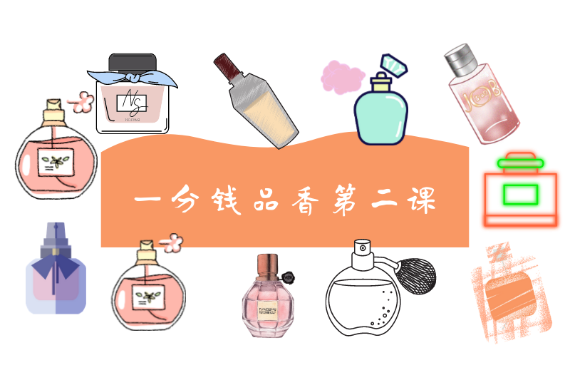 香水有5种不同的类型,你知道你喷的是哪一种吗?哪款香水属于绿叶调和果香调?品香第二课开讲啦!