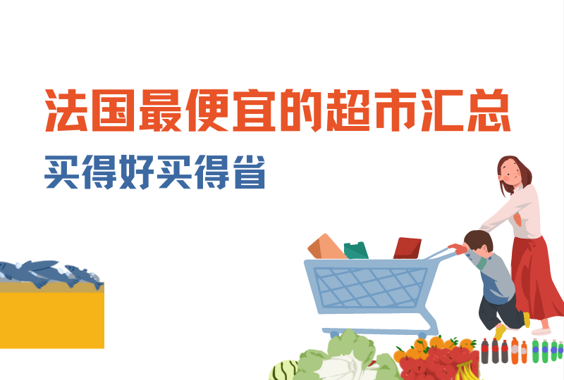 法国最便宜日杂店 | 法国最便宜的日杂超市全在这！花最少的钱买到好货！