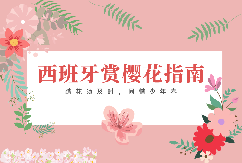 西班牙赏樱花攻略 | 樱花大概是春天最浪漫的风景了！这些赏花地快去打卡~