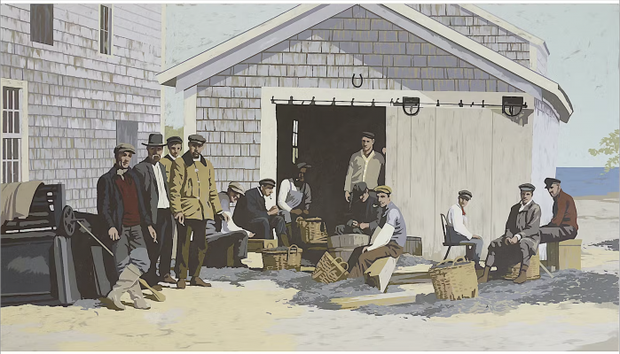 Matthew Benedict《航海日志》：纽约艺术家的海岸叙事画展
