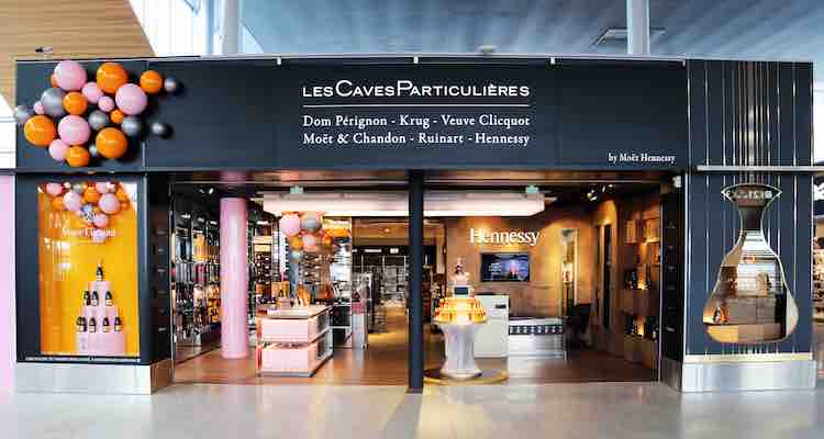轩尼诗Les Caves Particulières 戴高乐机场专柜